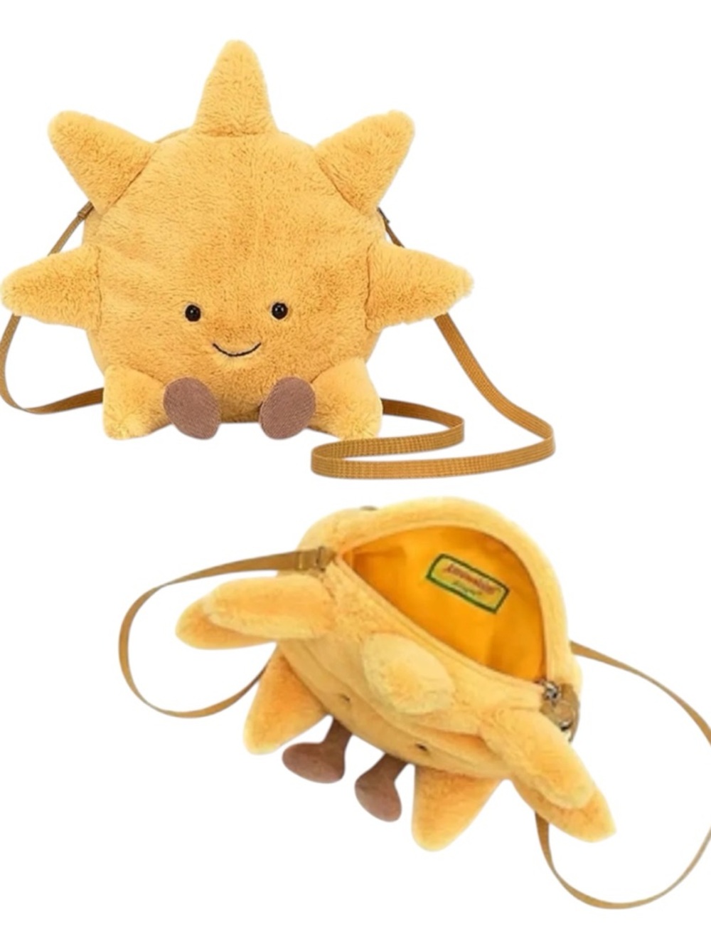Jellycat Amuseables Plush Sun Crossbody Bag